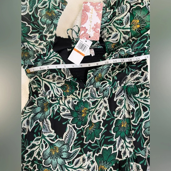 NWT BAND OF THE FREE Emerald Maisie Floral Mini Dress Size Small - Picture 13 of 16